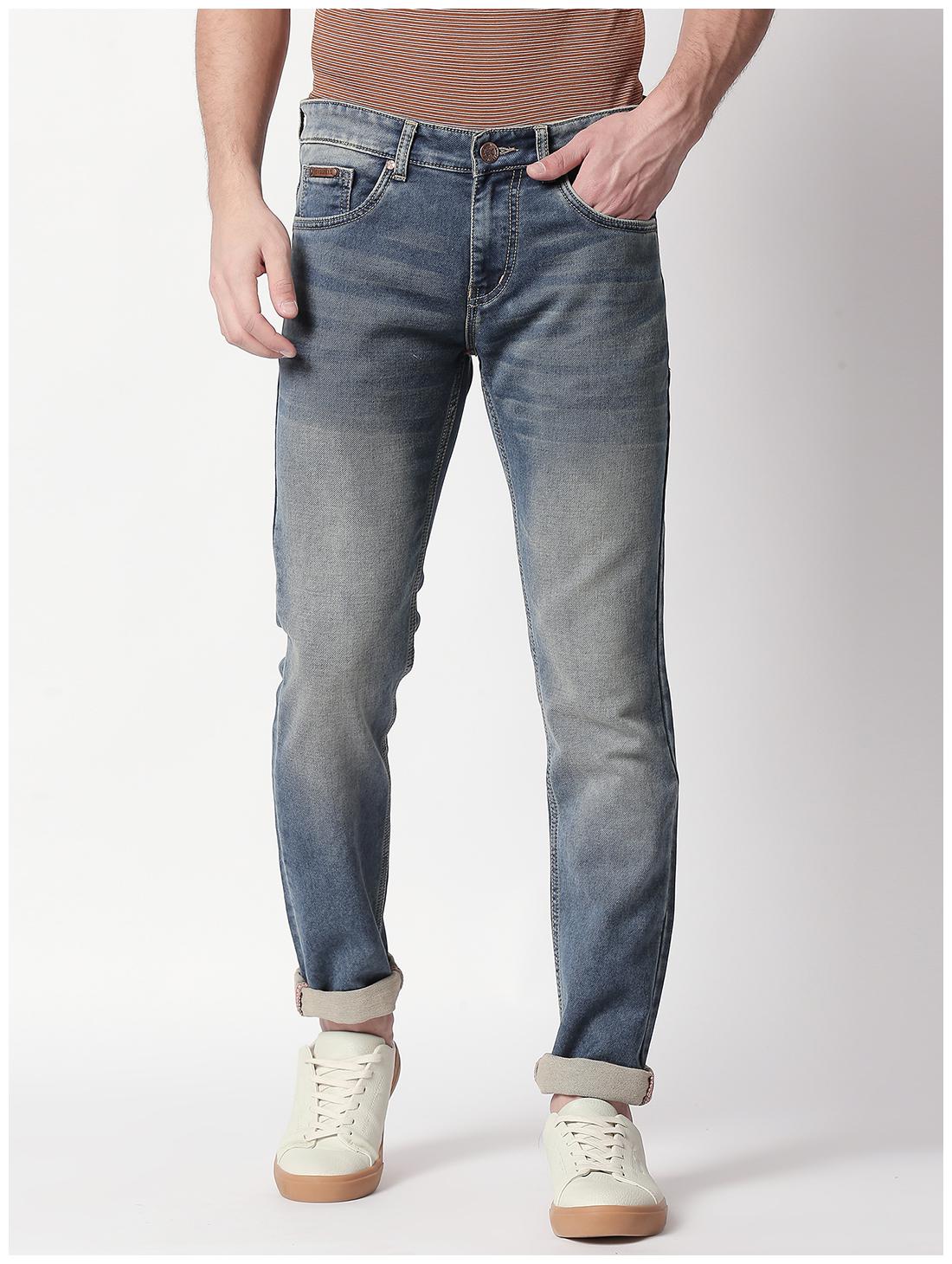 

BOLTS BARRELS Men Blue Slim Fit Jeans