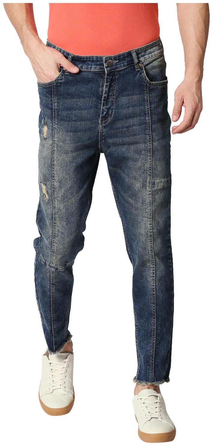 

BOLTS BARRELS Men Blue Tapered Fit Jeans