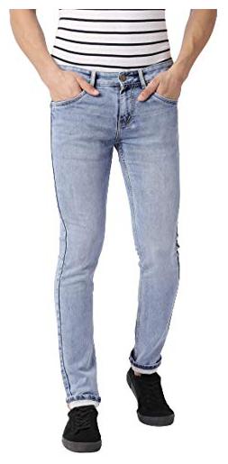 

BOLTS BARRELS Men Blue Slim Fit Jeans