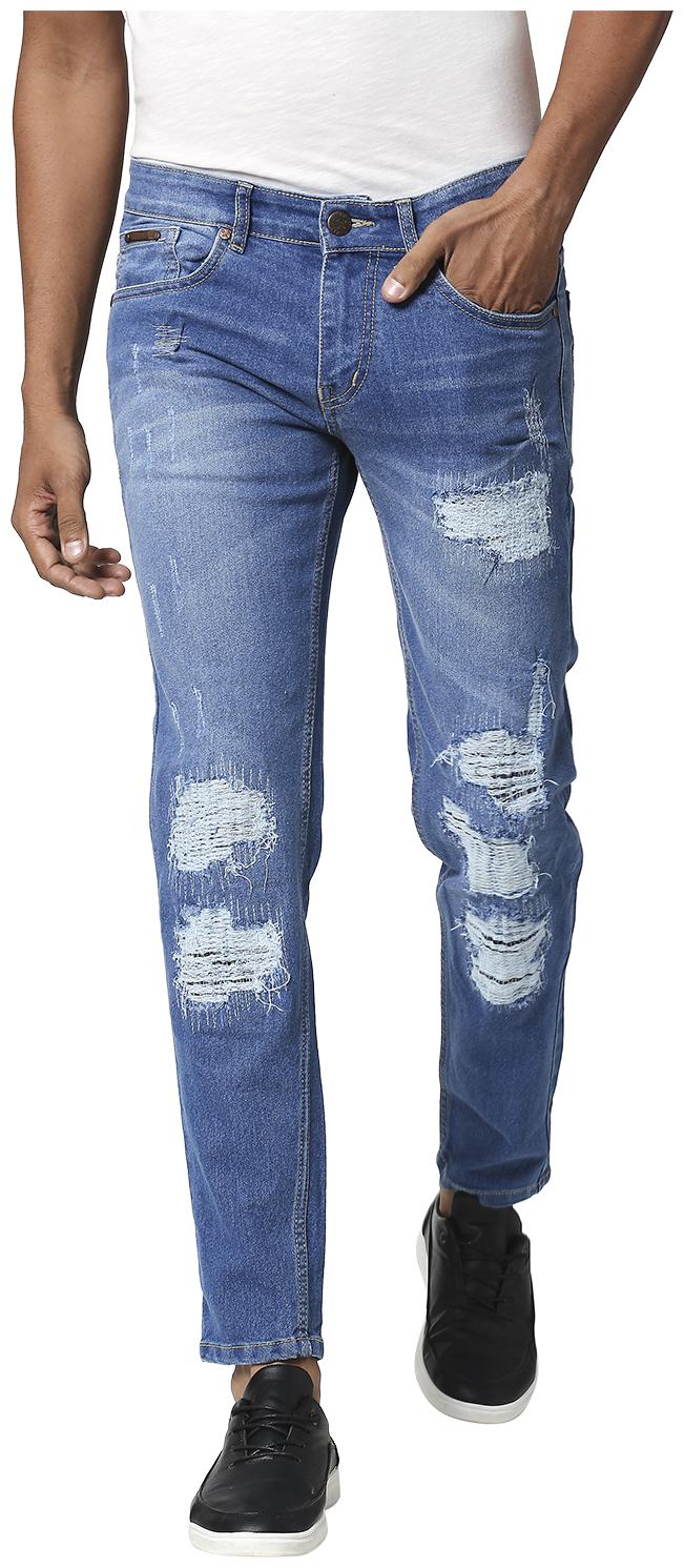 

BOLTS BARRELS Men Blue Slim Fit Jeans
