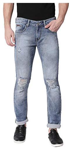 

BOLTS BARRELS Men Blue Slim Fit Jeans