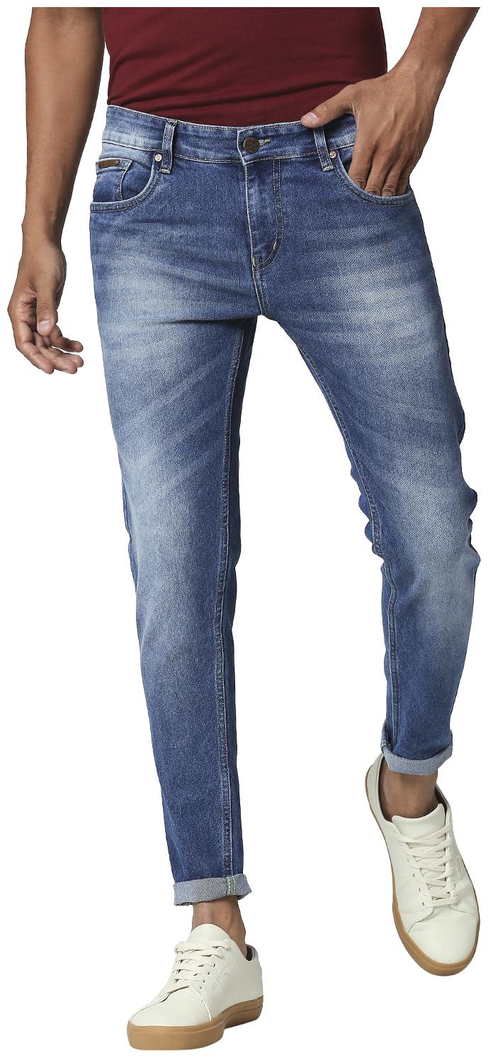 

BOLTS BARRELS Men Blue Slim Fit Jeans