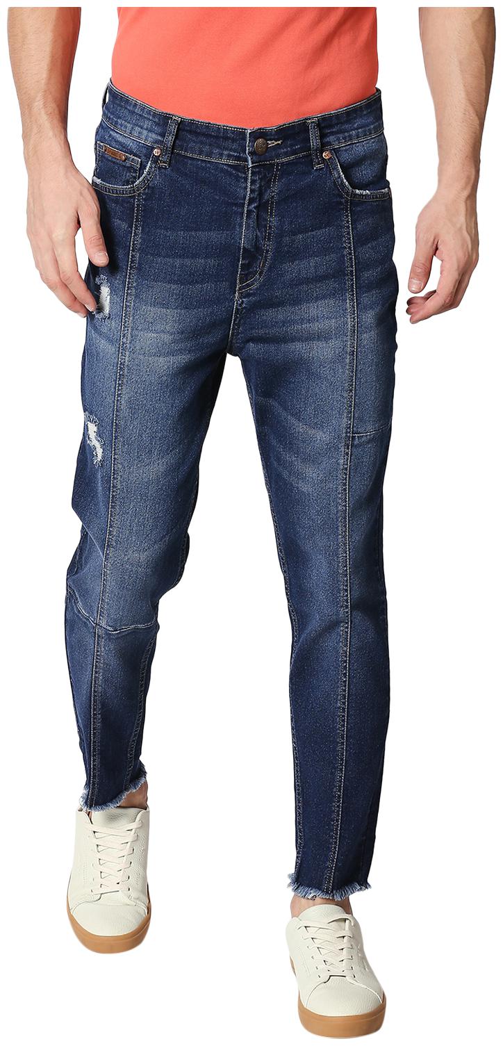 

BOLTS BARRELS Men Blue Tapered Fit Jeans