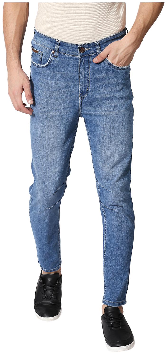 

BOLTS BARRELS Men Blue Tapered Fit Jeans
