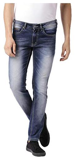 

BOLTS BARRELS Men Blue Slim Fit Jeans