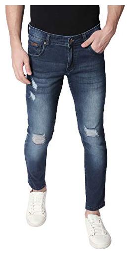 

BOLTS BARRELS Men Blue Slim Fit Jeans