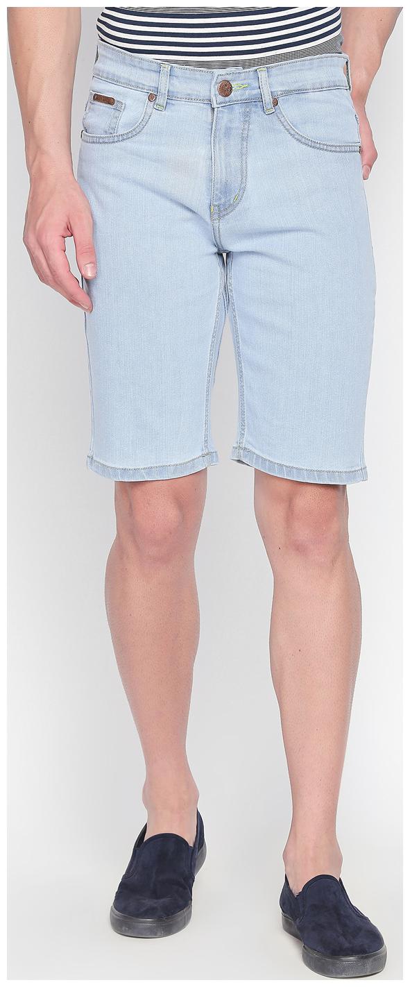 

BOLTS BARRELS Men Blue Slim Fit Regular Shorts