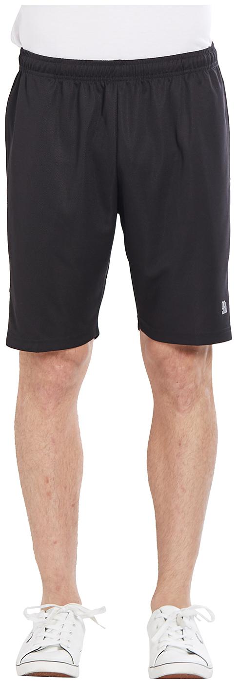 

BONATY Black 100 Polyester Solid Shorts For Men