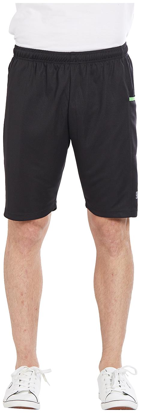 

BONATY Black 100 Polyester Solid Shorts For Men