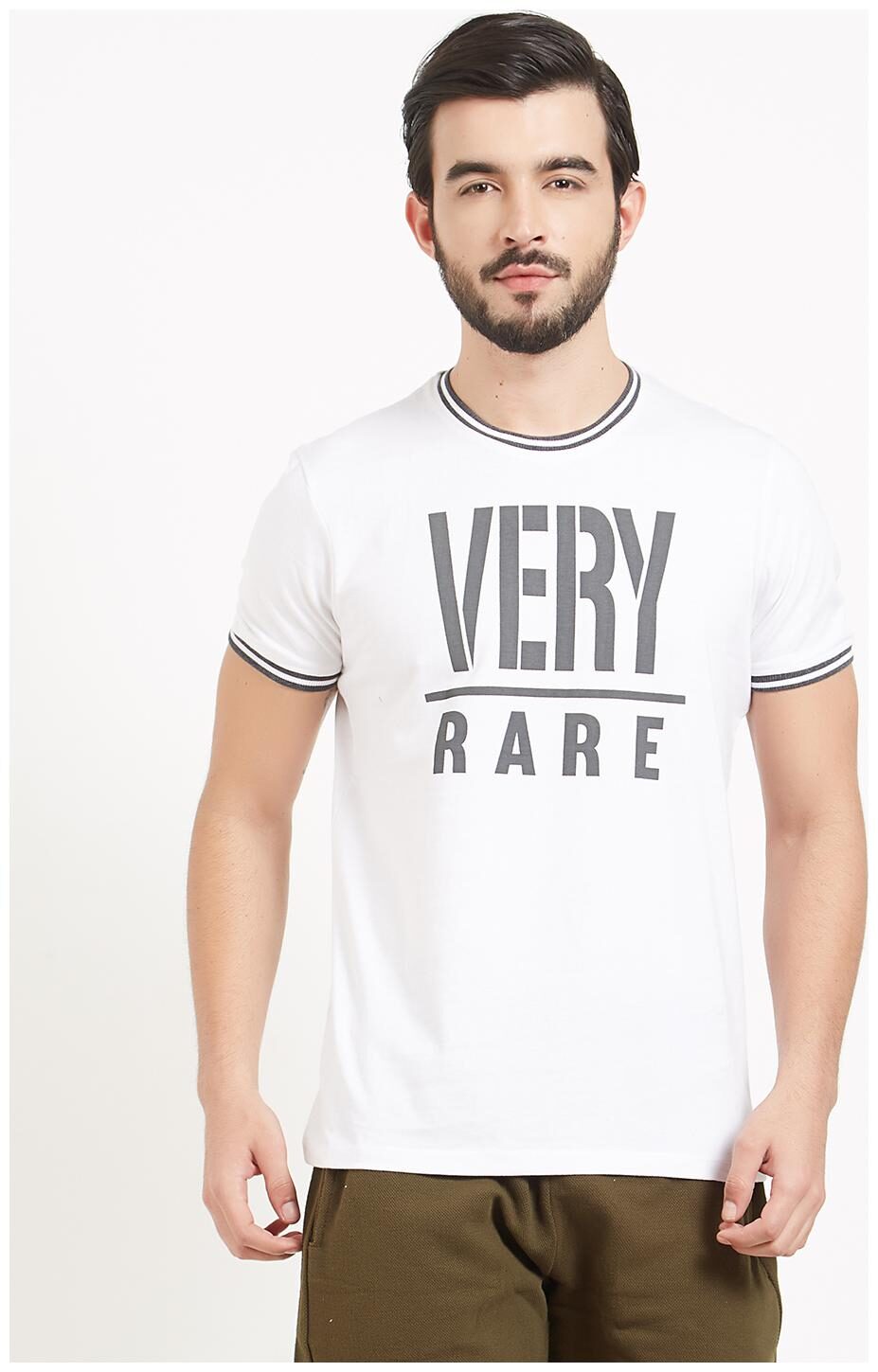 

BONATY Men White Regular fit Cotton Round neck T-Shirt - Pack Of 1
