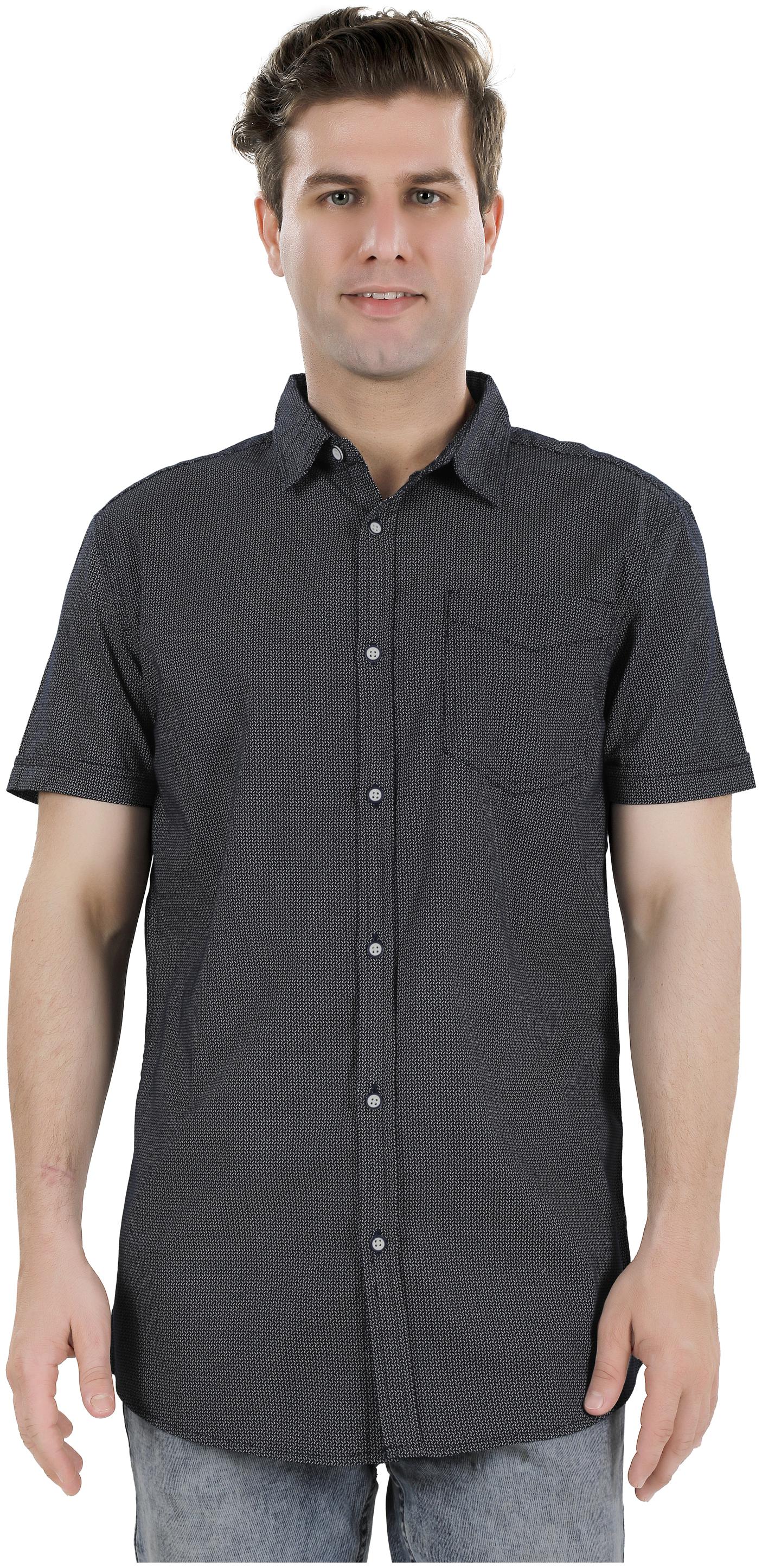 

Bonneville Men Black Printed Slim Fit Casual Shirt