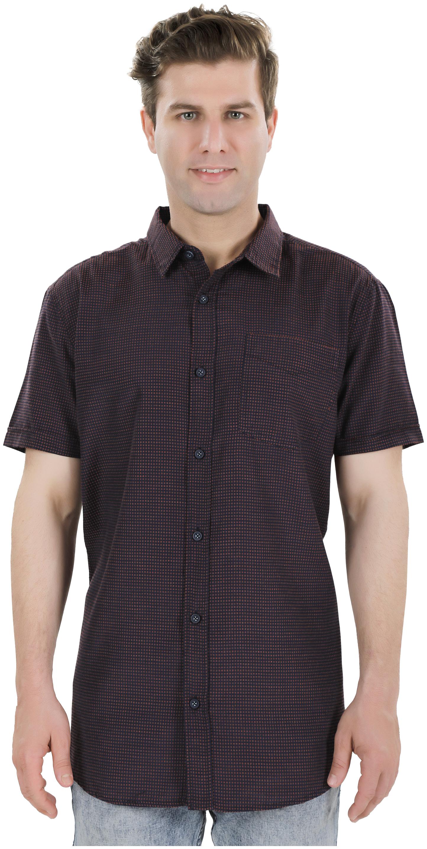

Bonneville Men Brown Checked Slim Fit Casual Shirt