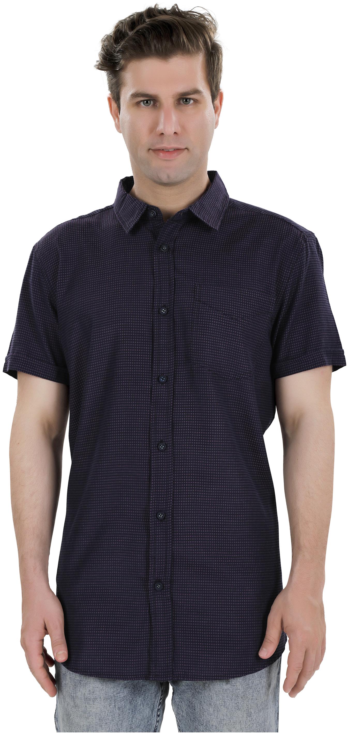 

Bonneville Men Purple Checked Slim Fit Casual Shirt