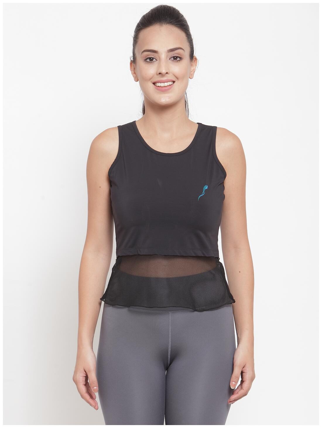 

Boston Club Women Solid Sports T-Shirt - Black