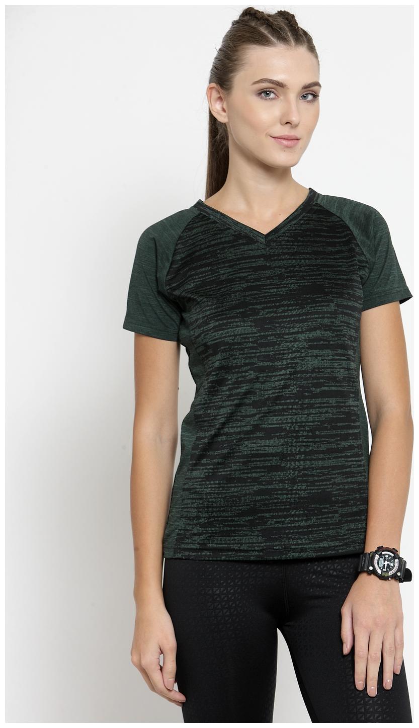 

Boston Club Women Printed Sports T-Shirt - Green