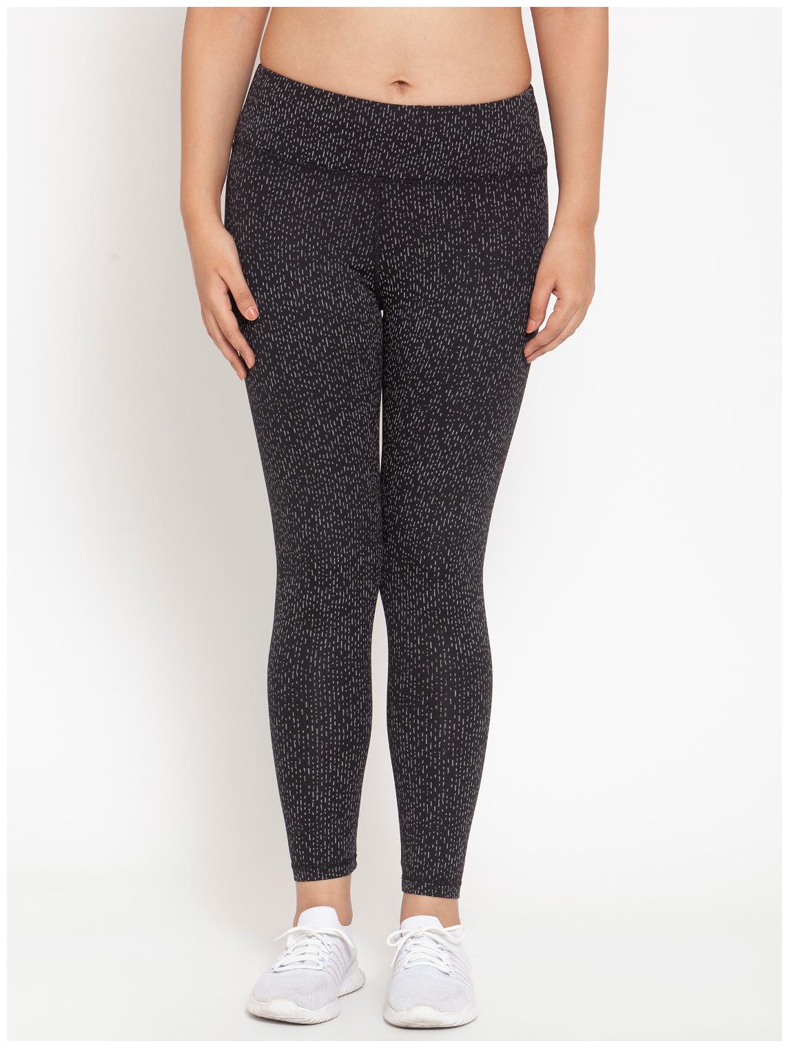 

Boston Club Printed Tights - Black