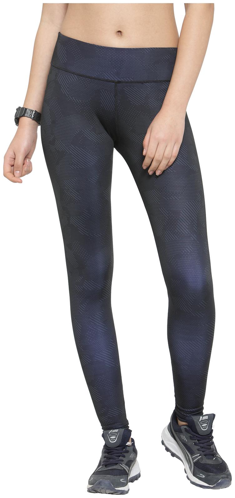 

Boston Club Women Regular fit Polyester Printed Track pants - Blue Black