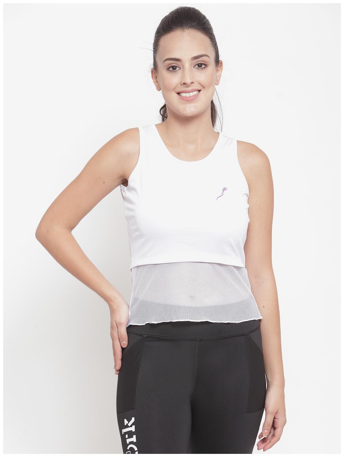 

Boston Club Women Solid Sports T-Shirt - White