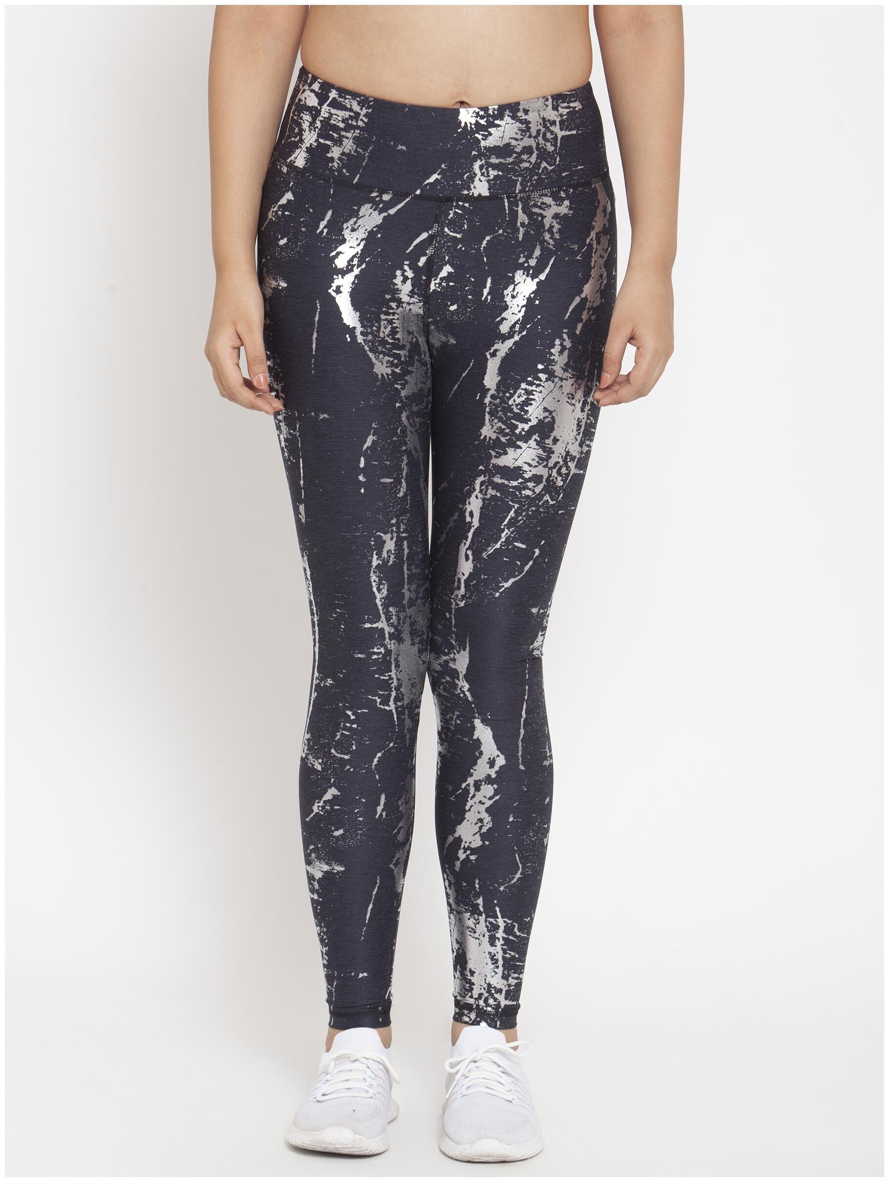 

Boston Club Printed Tights - Black