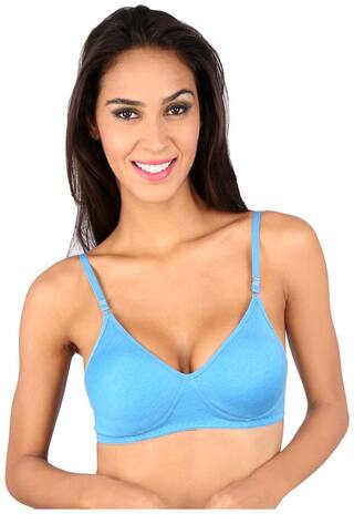 Bralux Blue Cotton Bra