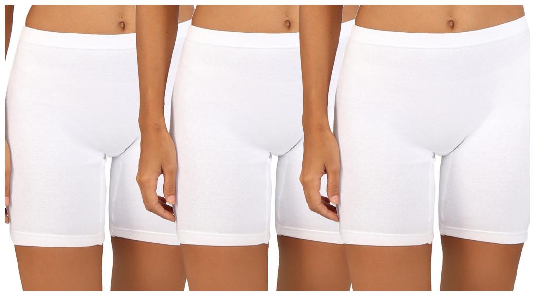 

Bralux Women Solid Hot pants - White
