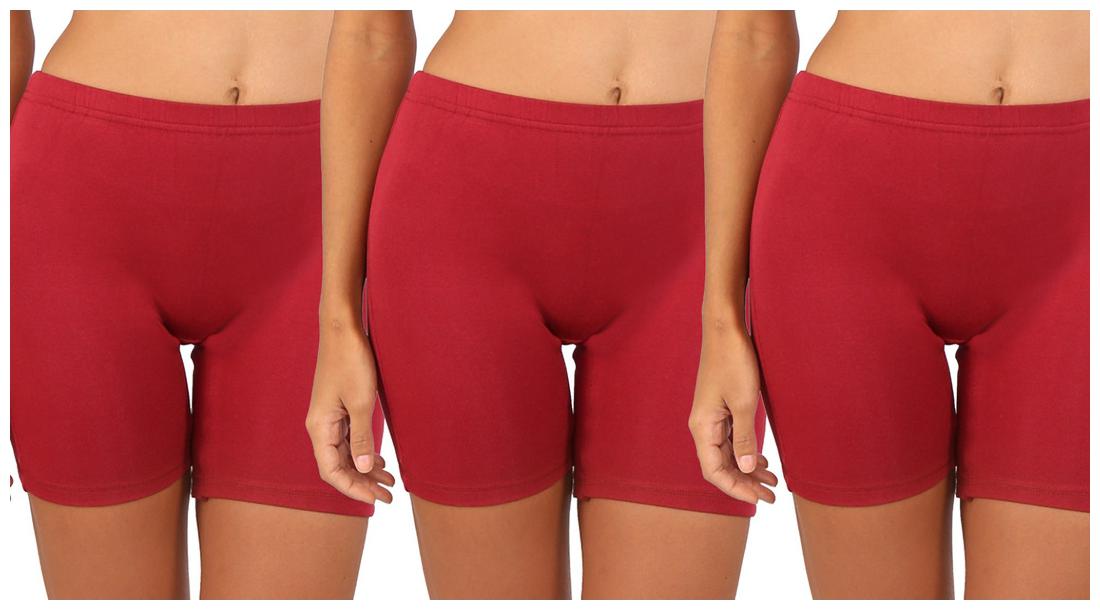 

Bralux Cycling Shorts Maroon Size - Xxl Set Of 3
