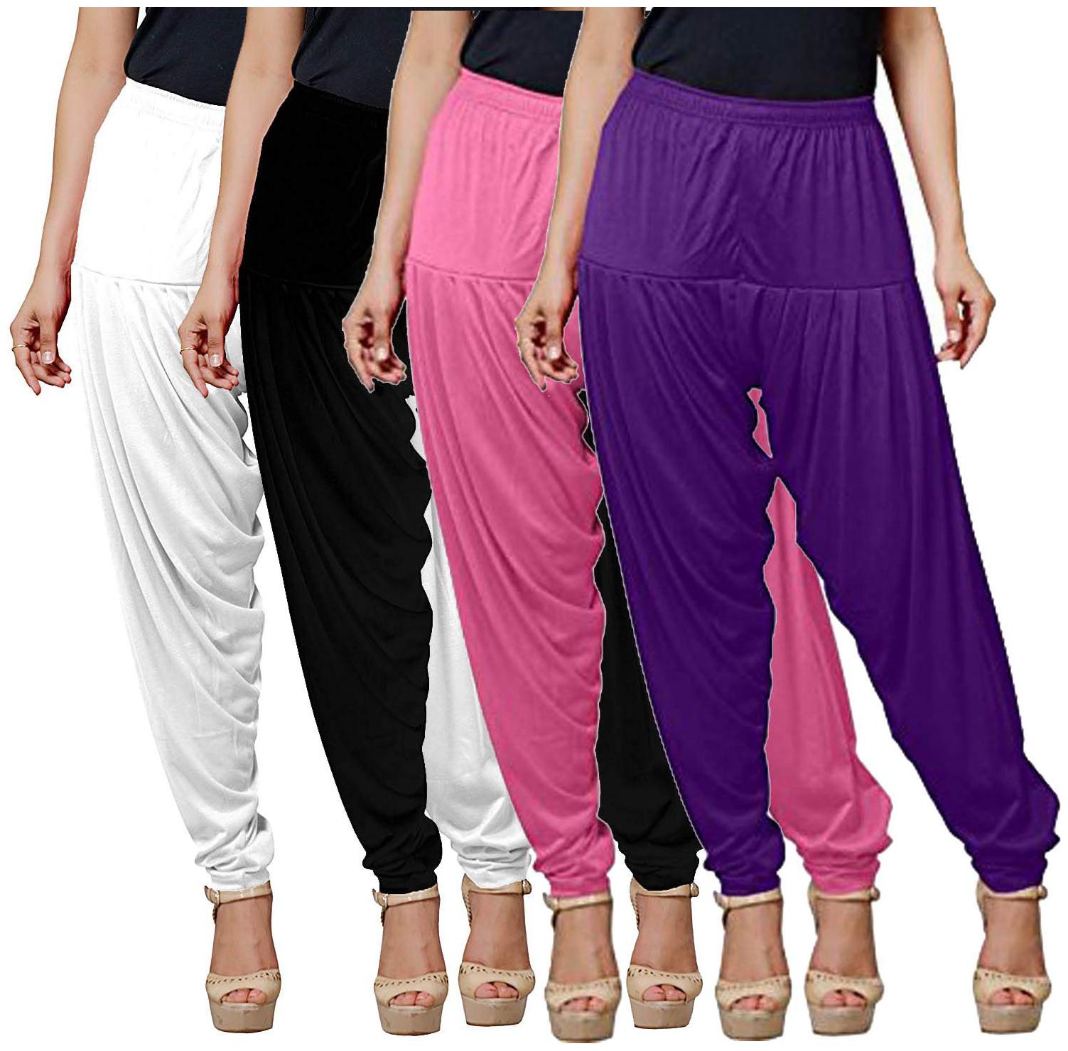 

BRAND FLEX Lycra Patiala - Multi