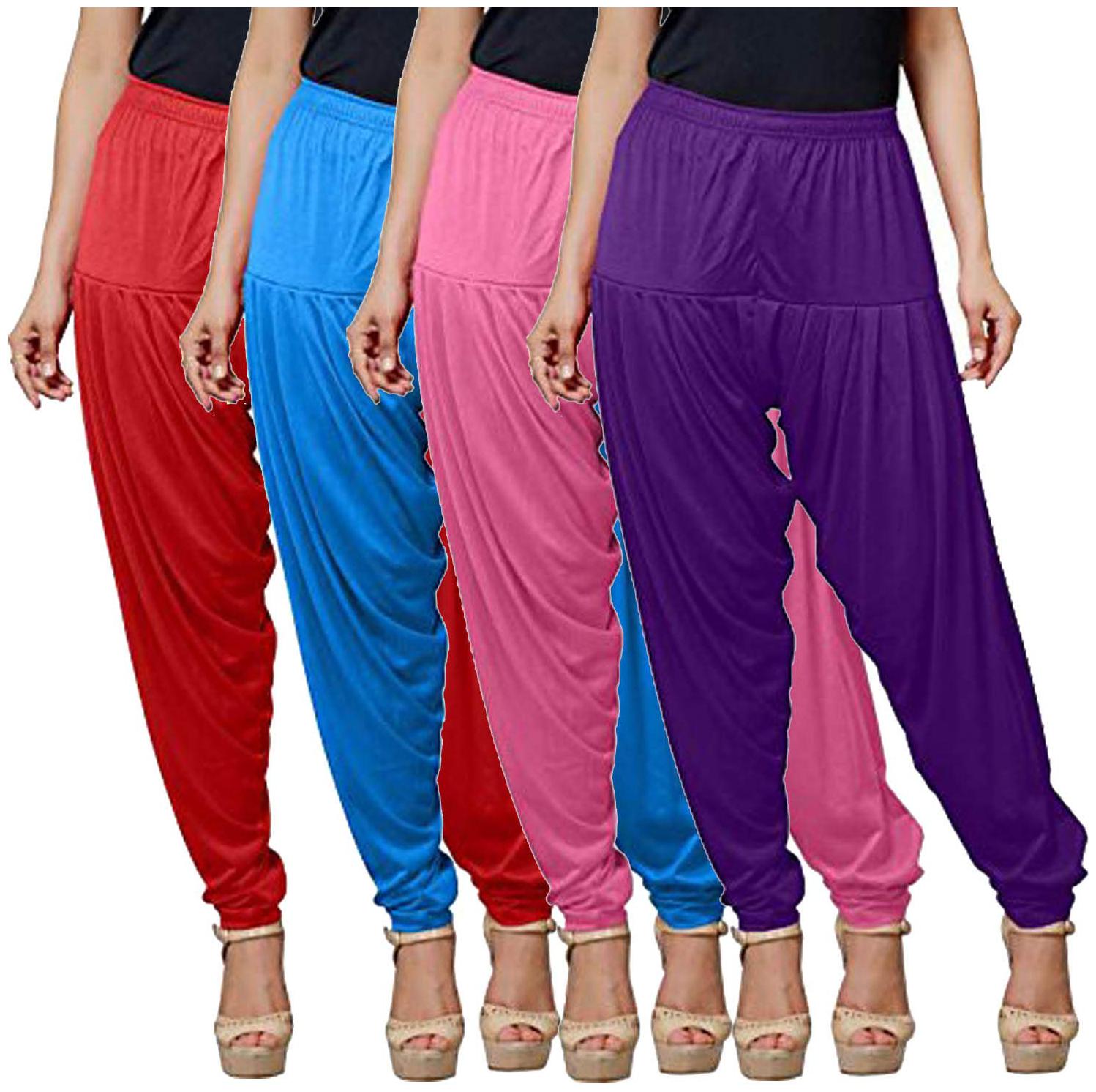 

BRAND FLEX Lycra Patiala - Multi