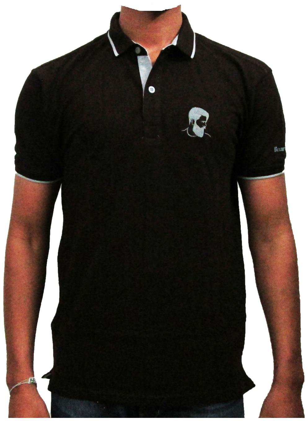 

WOOLF Men Black Regular fit Cotton Polo collar T-Shirt - Pack Of 1