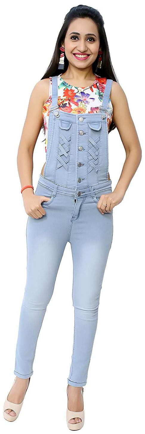 

BRANDITUDE Solid Dungaree - Grey