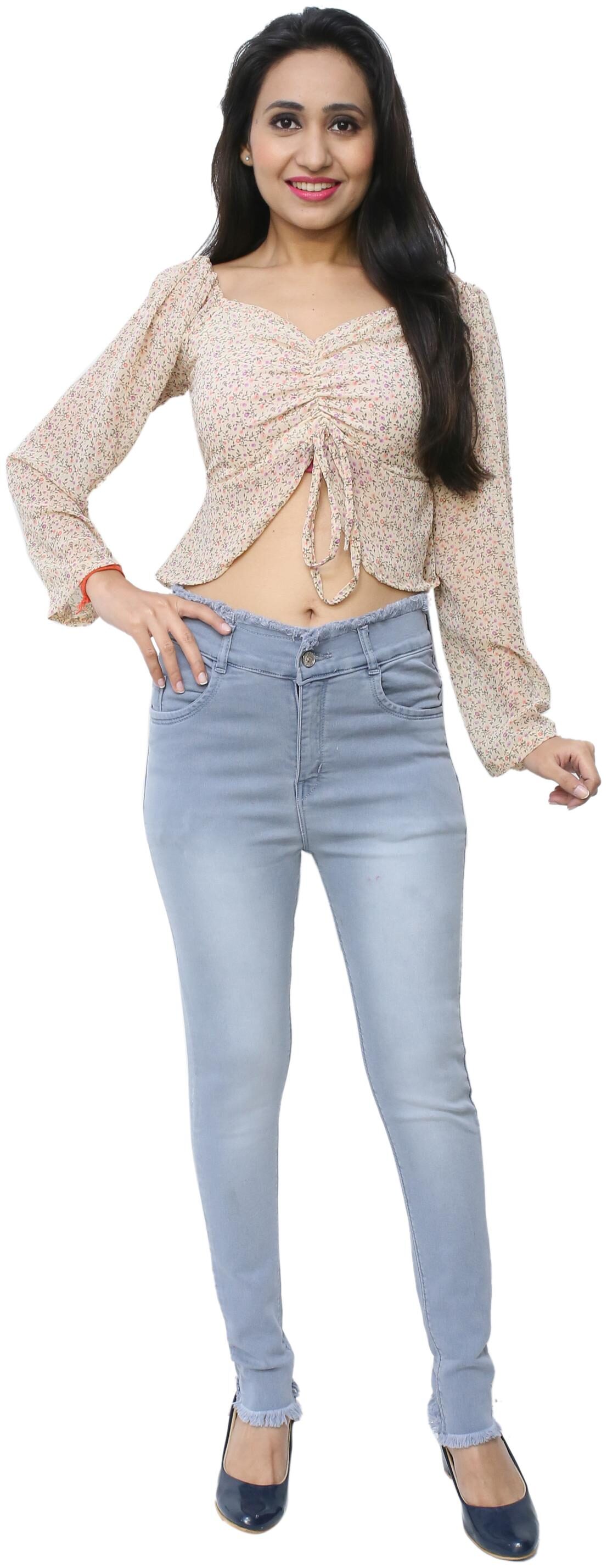 

BRANDITUDE Women Grey Slim fit Jeans