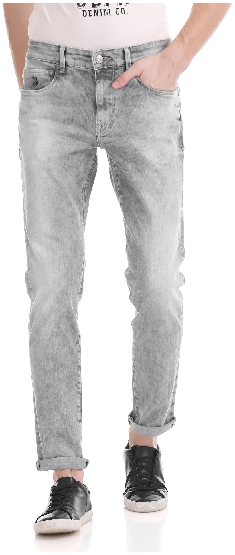 

U S Polo Assn Men Grey Slim Fit Jeans