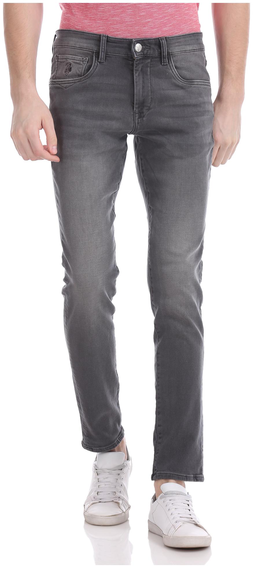 

U S Polo Assn Men Grey Slim Fit Jeans