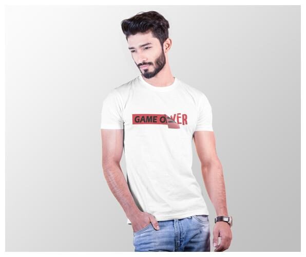 

BRILL FEEL Men White Regular fit Knitted Round neck T-Shirt - Pack Of 1