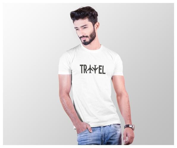 

BRILL FEEL Men White Regular fit Knitted Round neck T-Shirt - Pack Of 1