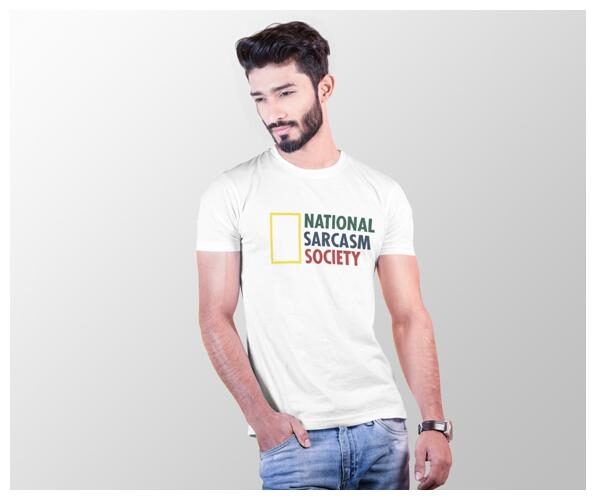 

BRILL FEEL Men White Regular fit Knitted Round neck T-Shirt - Pack Of 1