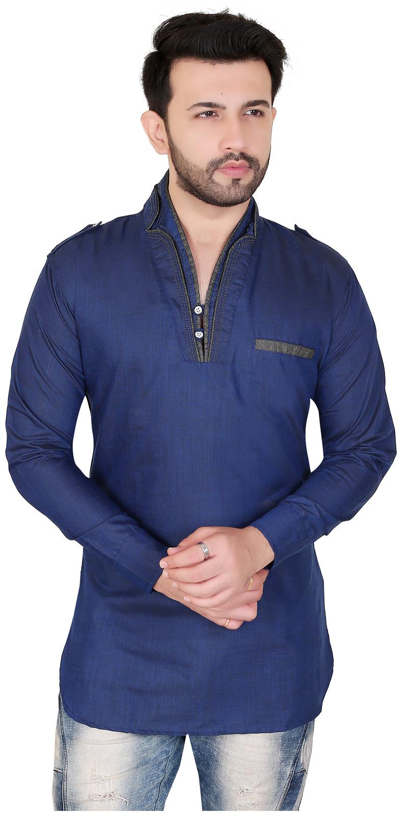 

Brinley V-Neck Kurta For Mens