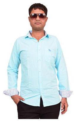 

British Terminal Stylish Look Blue Shirt