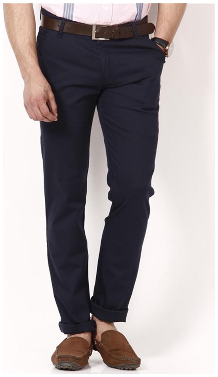 

British Terminal Stylish Blue Chinos
