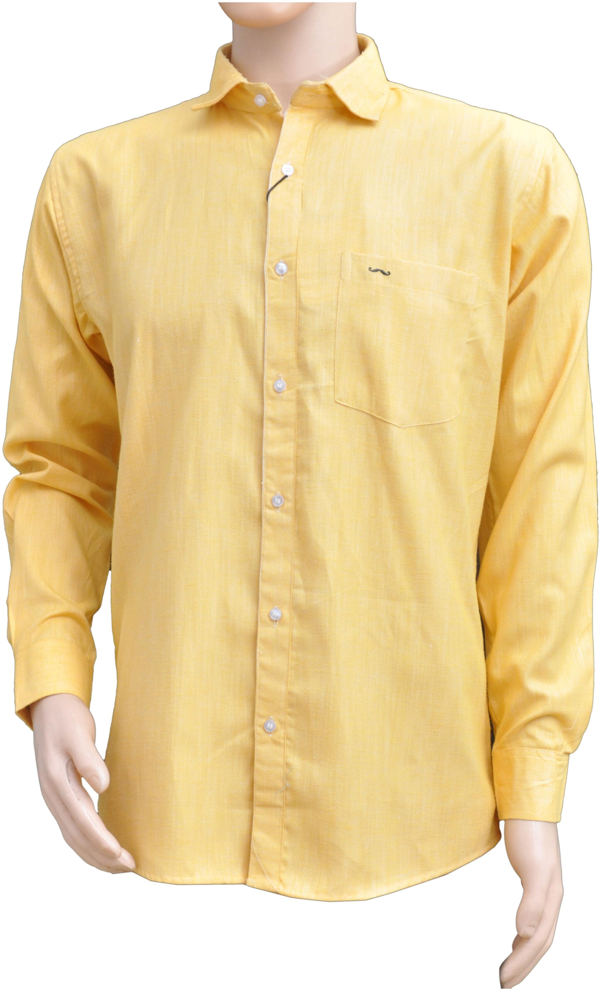 

Brolis Men Yellow Solid Slim Fit Casual Shirt