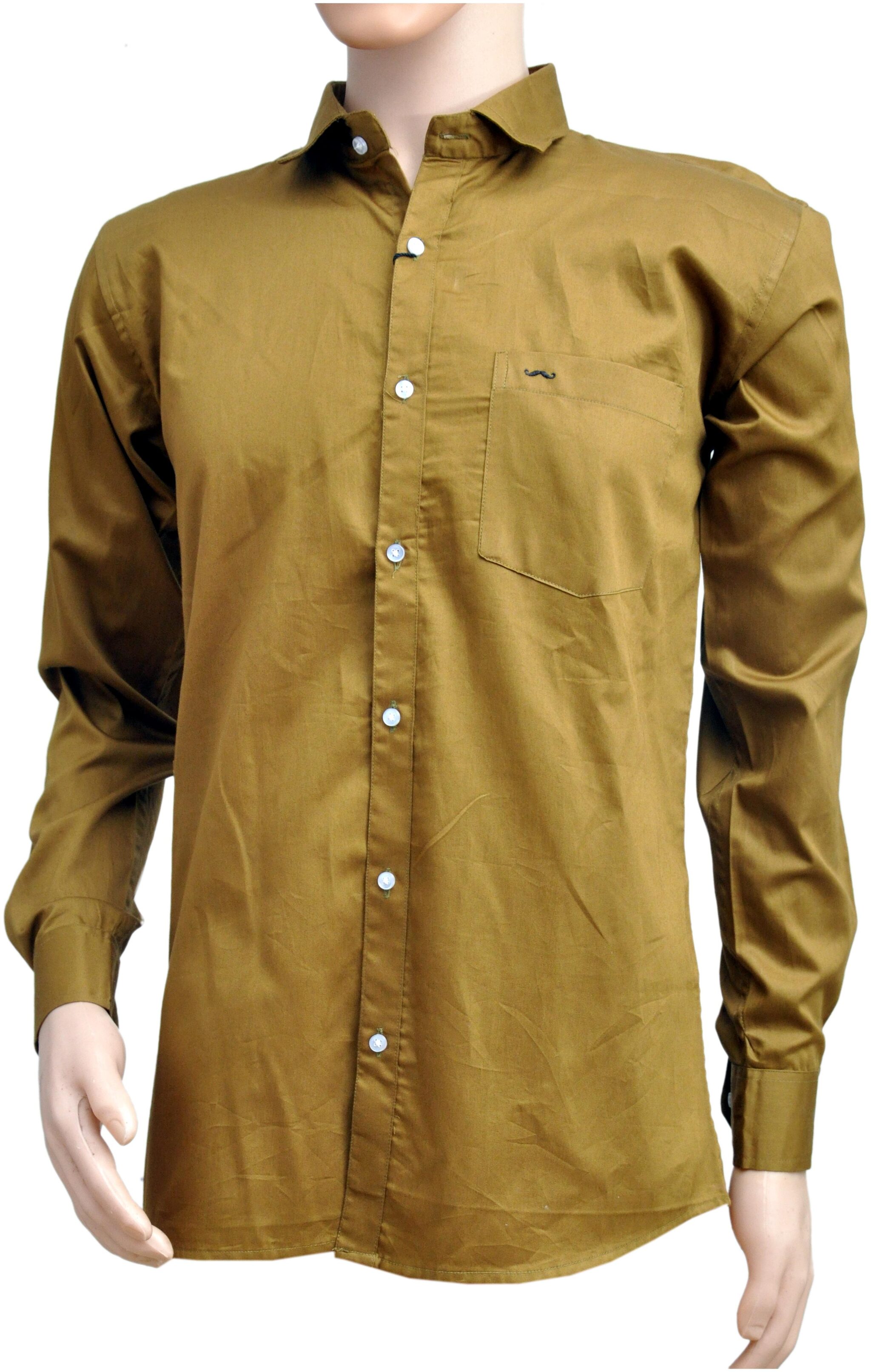 

Brolis Men Slim fit Formal Shirt - Brown
