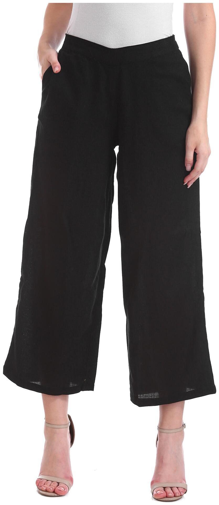 

Bronz Regular Fit Patterned Palazzos