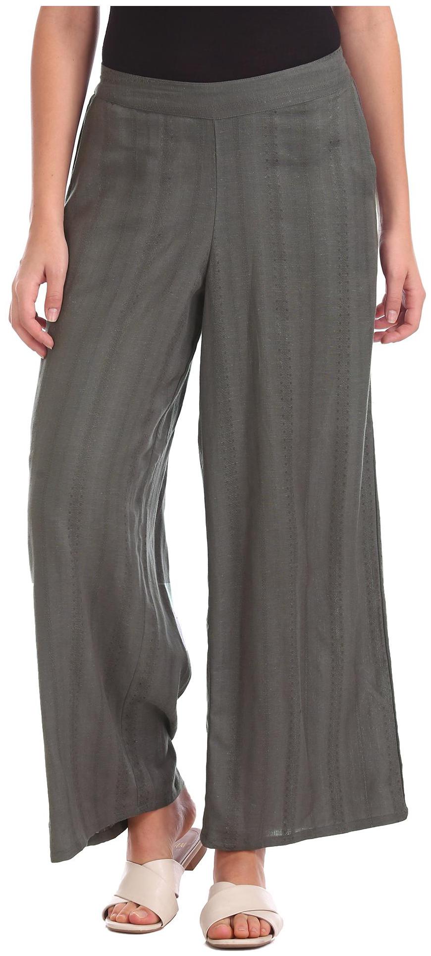 

Bronz Regular Fit Patterned Palazzos