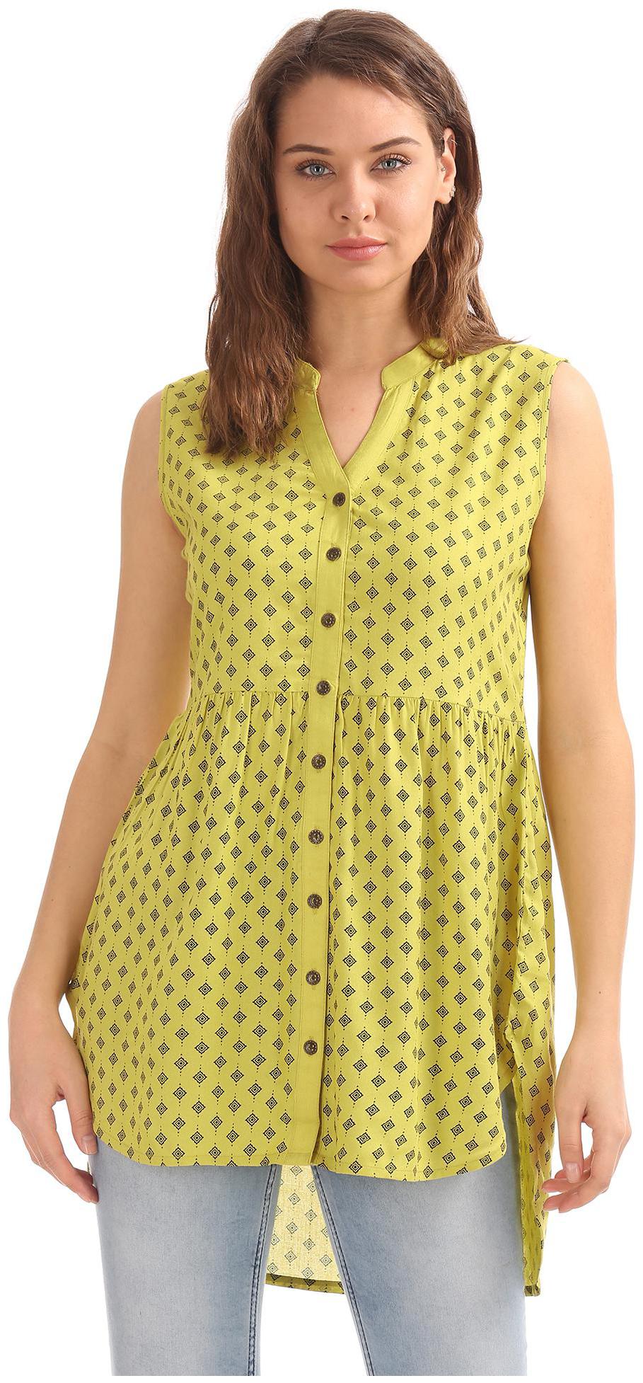 

Bronz Women Printed Regular tunic - Green