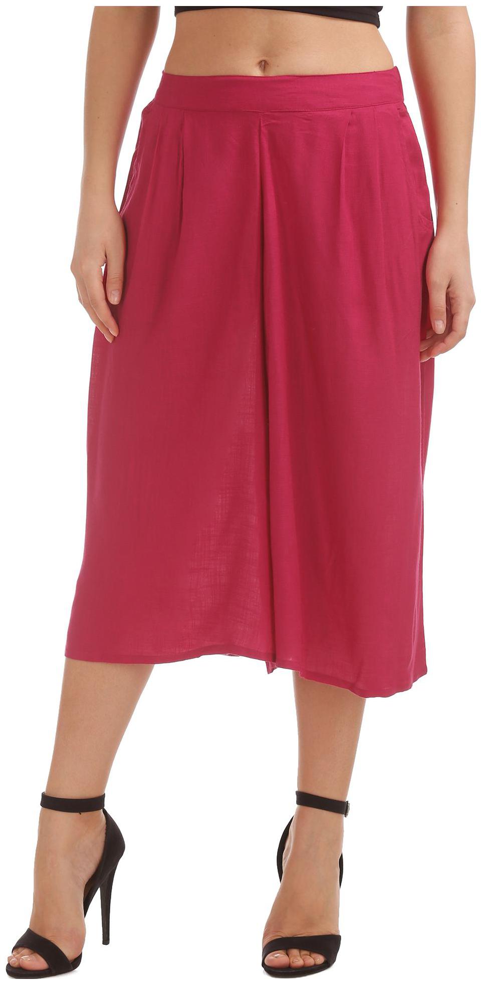 

Bronz Women Pink Regular fit Cullotes