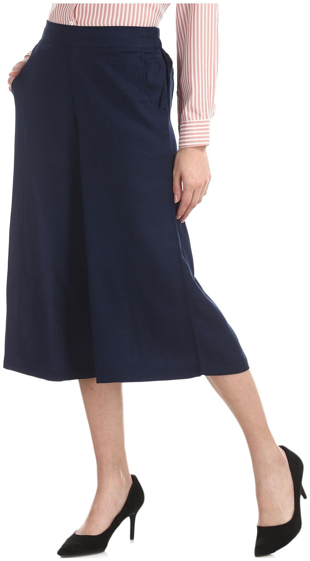 

Bronz Women Blue Regular fit Cullotes