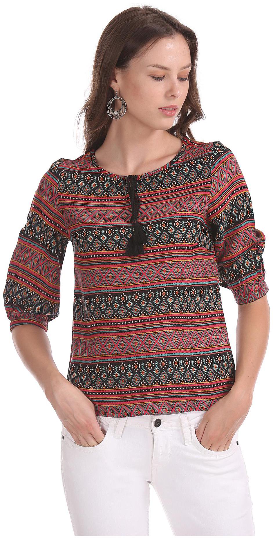 

Bronz Women Printed Regular top - Multi