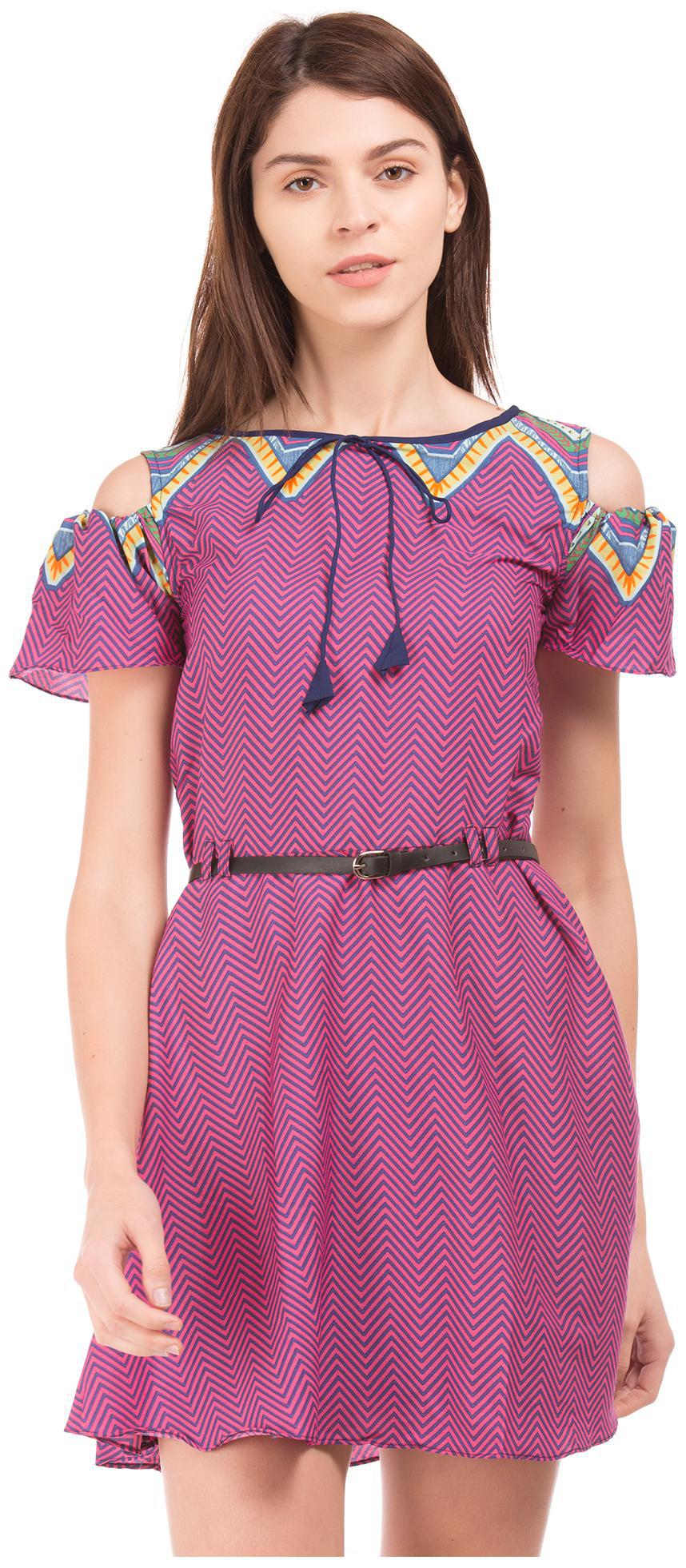 

Bronz Women Printed Regular tunic - Pink