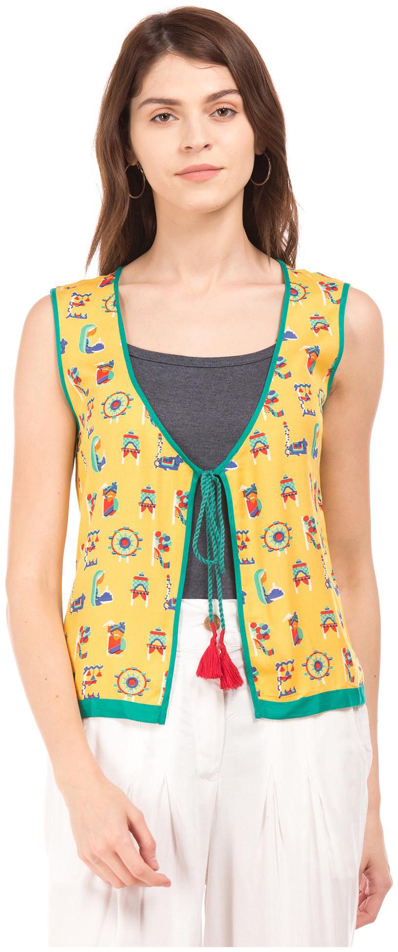

Bronz Women Shrug - Yellow