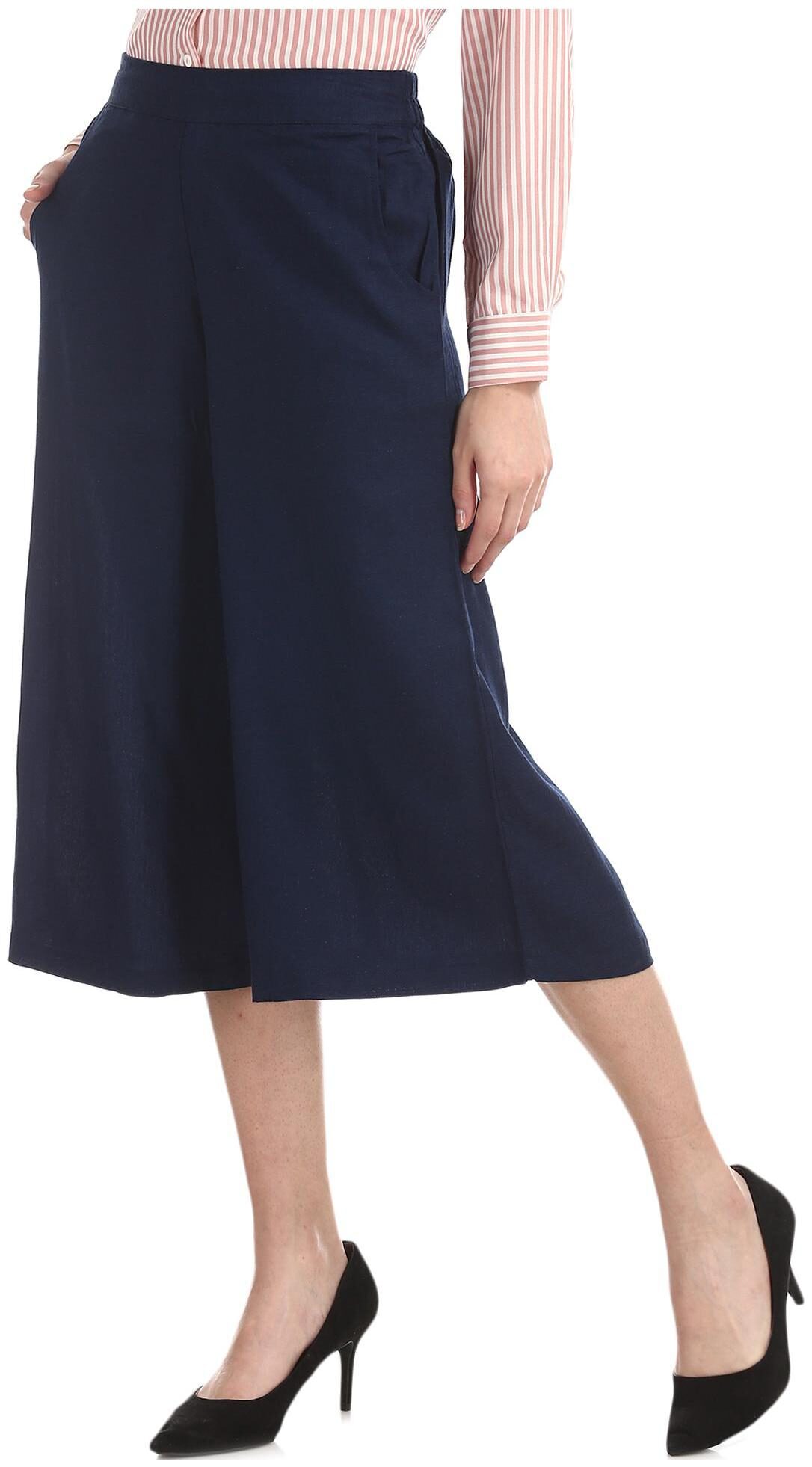 

Bronz Women Blue Regular fit Cullotes